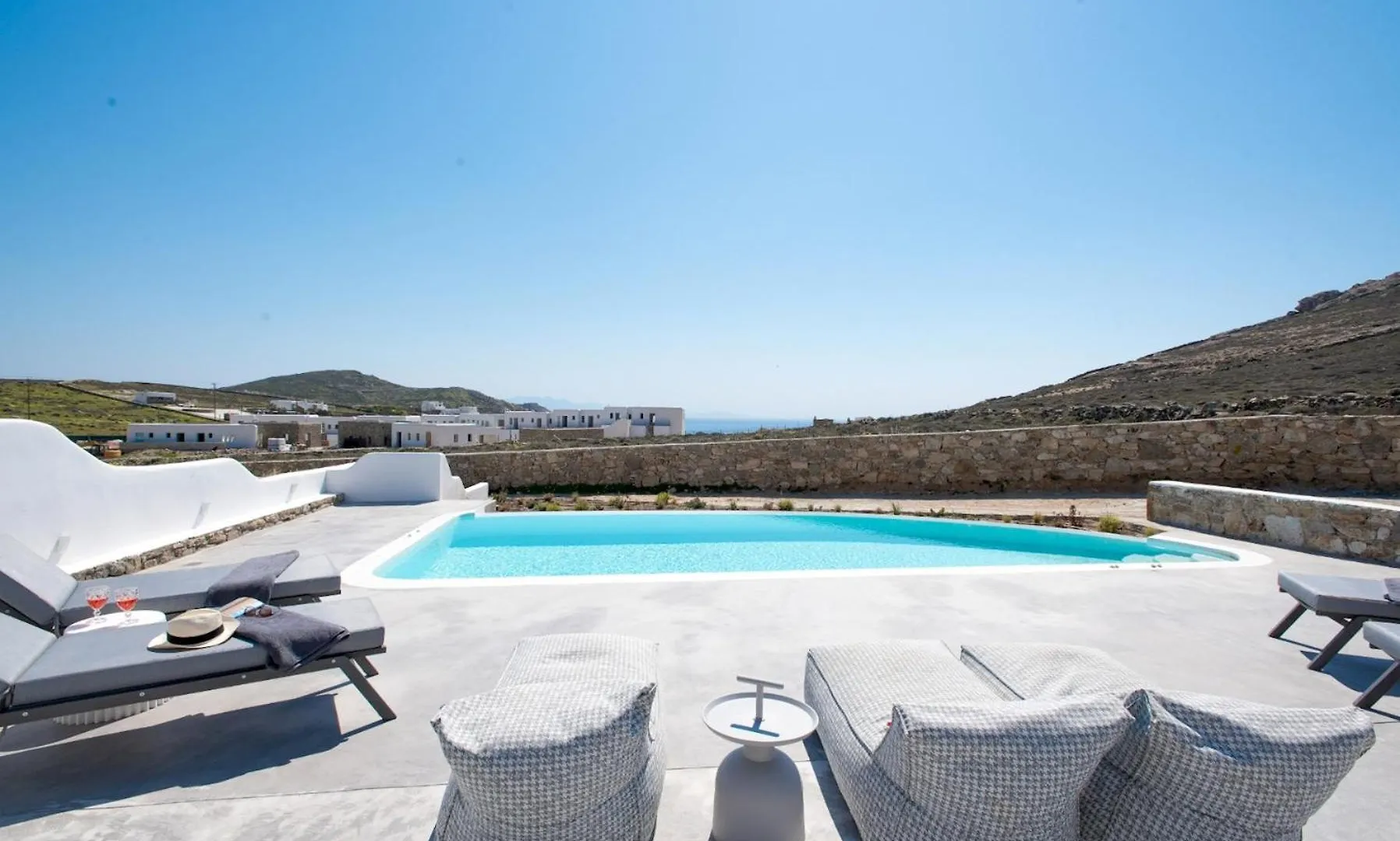 Ambiente Villas 3Bd Villa Mykonos-Elia Mykonos Town Grekland