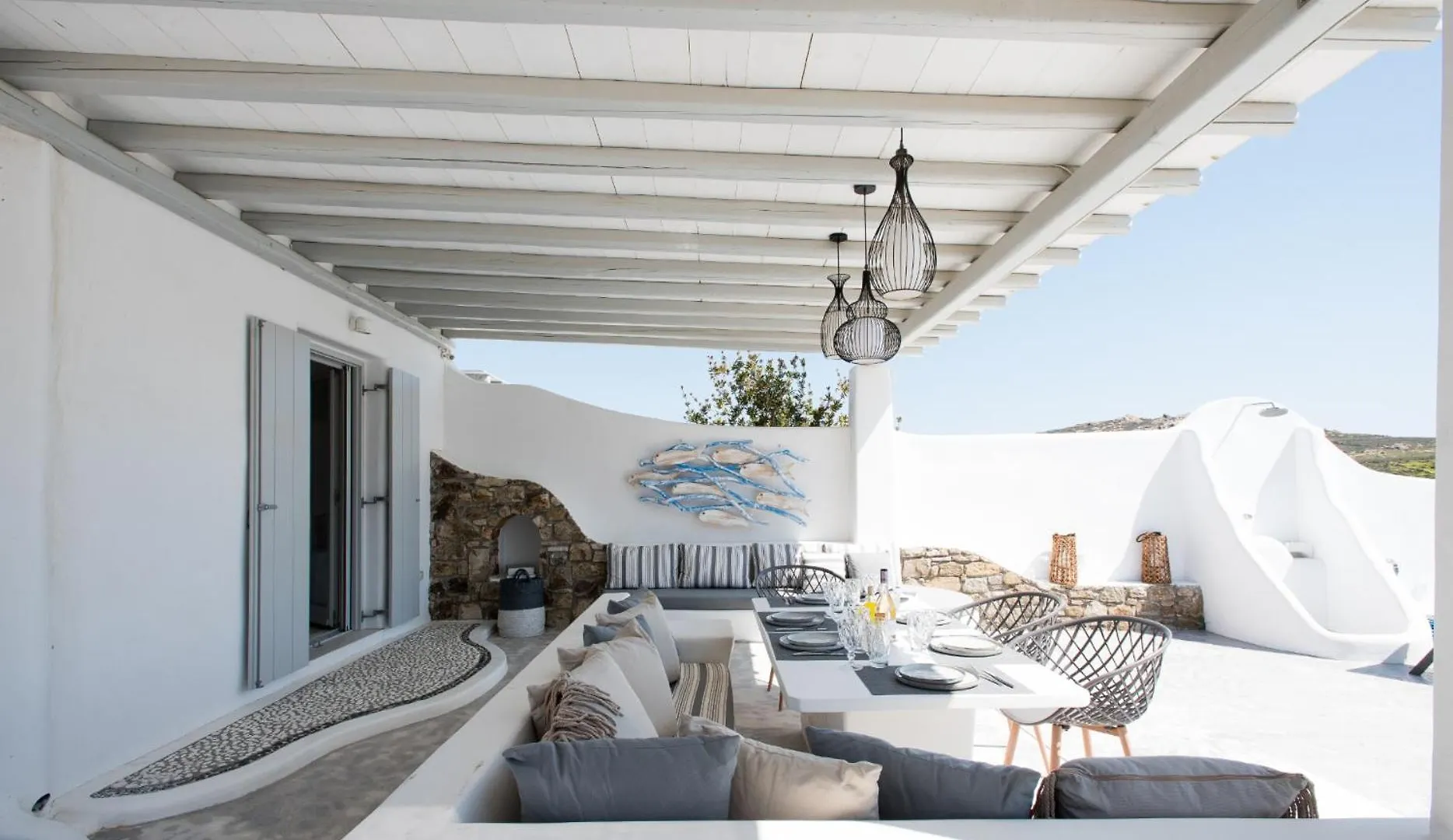Ambiente Villas 3Bd Villa Mykonos-Elia Mykonos Town اليونان